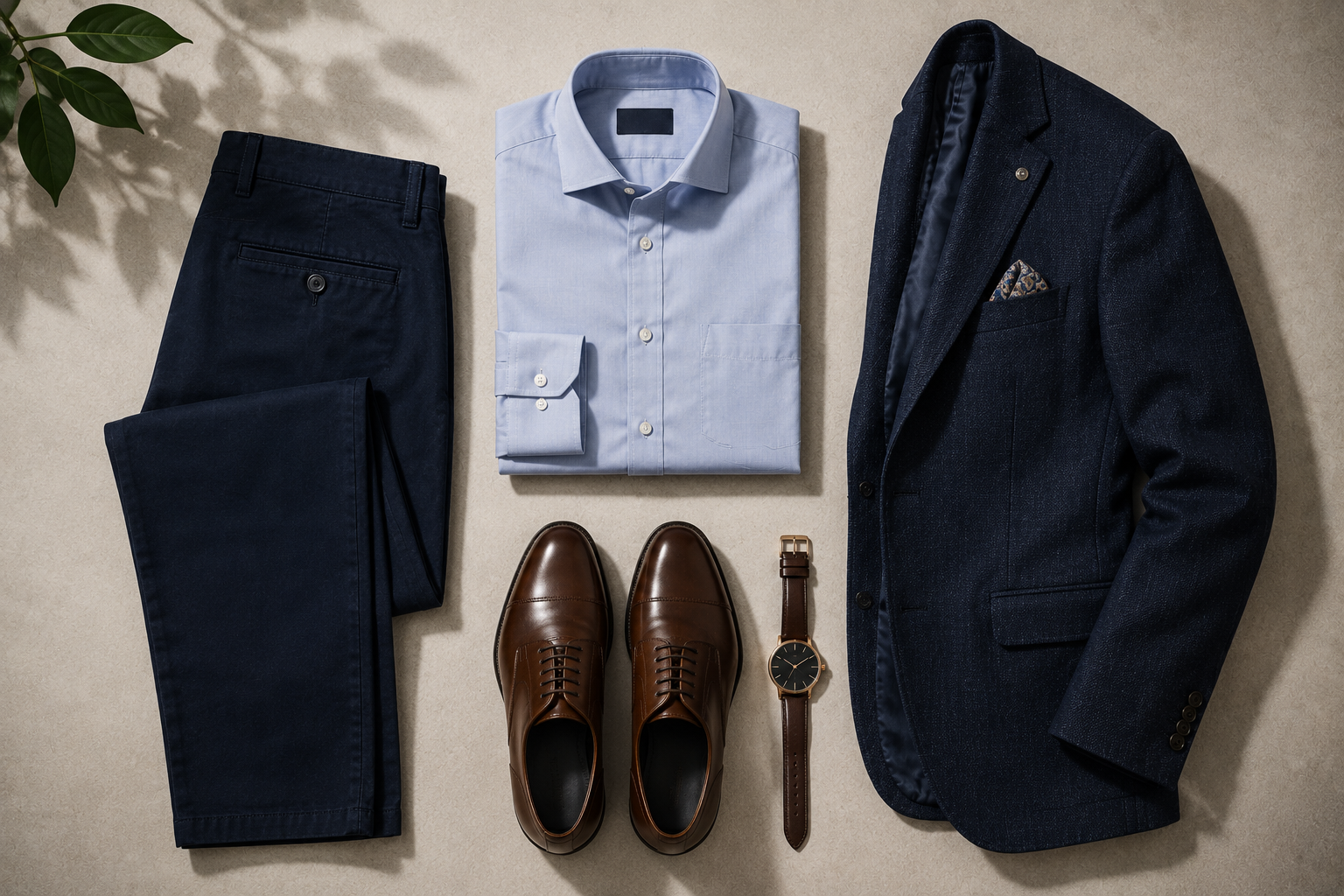 Folded shirts and clothing