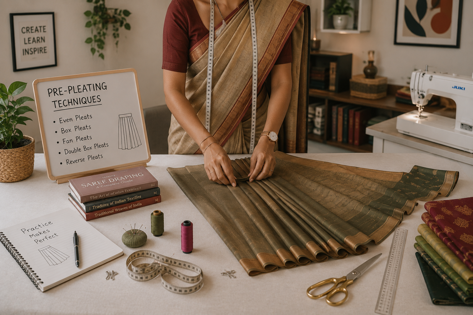Saree Pre-Pleating Course